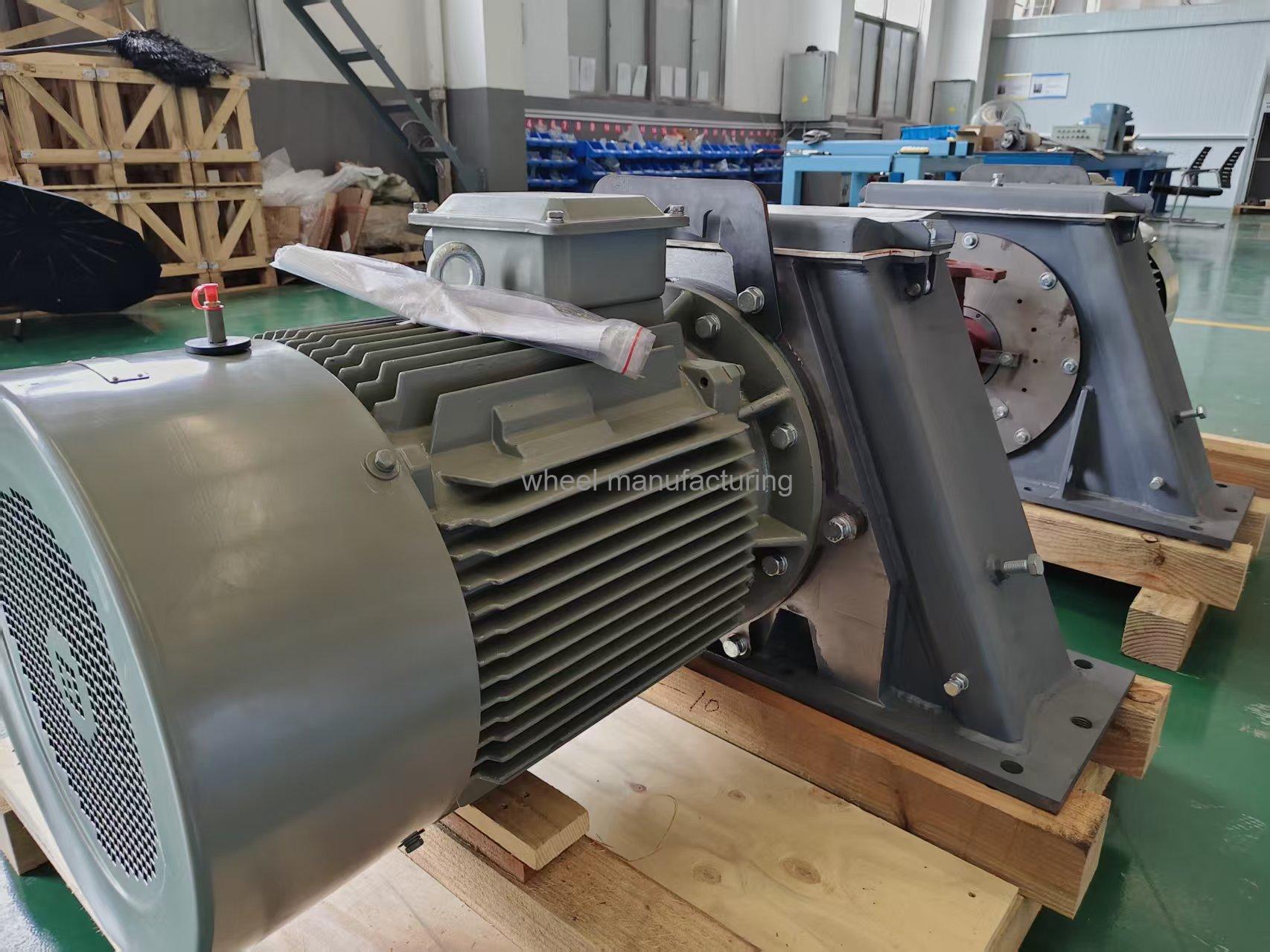 WWS-450/500 Durable High-Performance Shot Blasting Turbine for Shipbuilding and steel industry